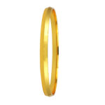 Bold Radiance Gold-Plated Sardar Kada – Elegant Daily Wear