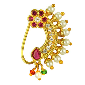 Delicate Shine Gold-Plated Nose Ring – Minimalist Bridal | Jecy Jewels