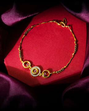 Radiant Rose Gold Artificial Bracelet – Stylish Daily Wear | Jecy Jewels