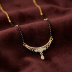Graceful Small Gold Mangalsutra Pendant – Timeless Style | Jecy Jewels