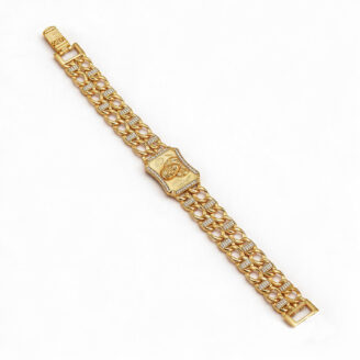 alt="sai baba gold bracelet"