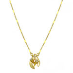 Graceful Polished Gold Pendant Chain – Minimal Everyday Look | Jecy Jewels