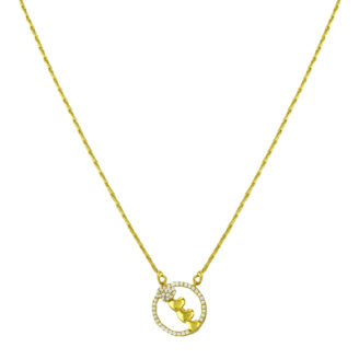 Graceful Gold-Plated Pendant Necklace – Casual Everyday Style | Jecy Jewels