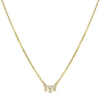 Classic Gold-Plated Pendant Necklace – Timeless Daily Wear | Jecy Jewels
