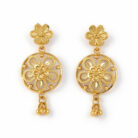 alt="round filigree necklace set"
