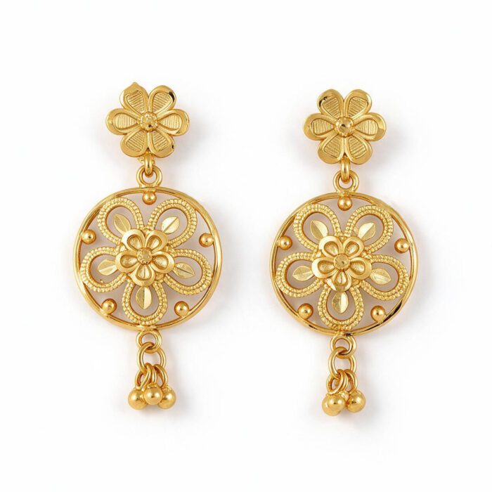 6-1883 er alt="round filigree necklace set"