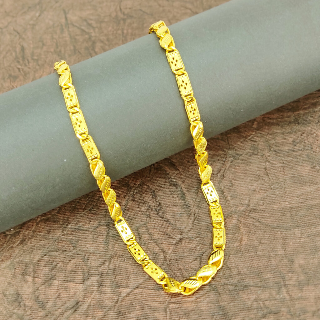 Buy One Gram Gold Plated Men's Chain | JJMC 9930-2 | JecyJewels