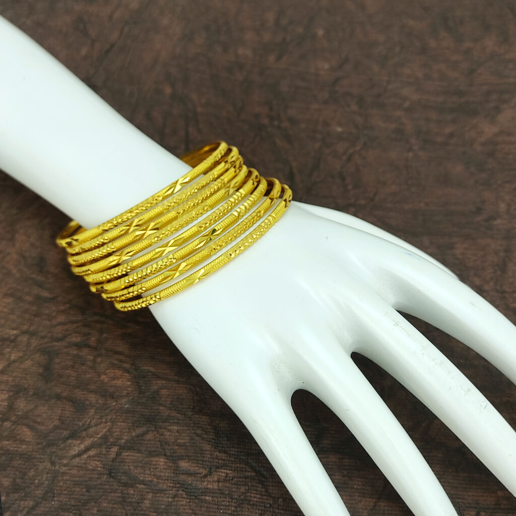 Buy One Gram Gold Bangles For Women | JJB 200 | Jecy Jewels