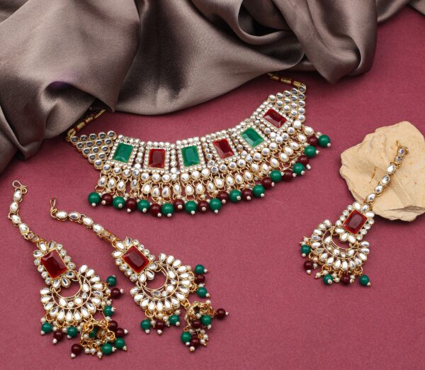 kundan necklace jewellery