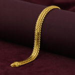Gold Plated Men’s Kada – Stylish Ethnic Bracelet Design | Jecy Jewels