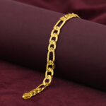 Affordable 1 gram gold-plated Men’s Bracelet – Lightweight Daily Wear | Jecy Jewels