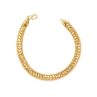 Gold Plated Office Wear Bracelet for Men – 1 Gram Gold Bracelet