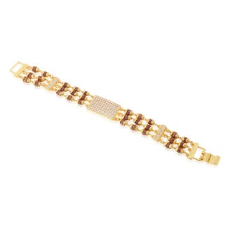 Premium Men’s Bracelet – One Gram Gold Jewellery for Workwear