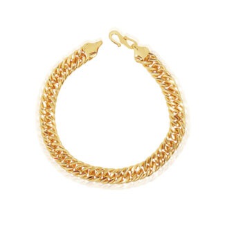1 Gram Gold Men’s Bracelet – Traditional Daily Wear Design