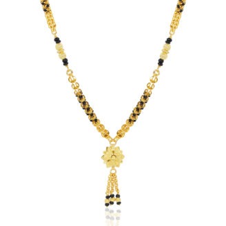 Slim One Gram Gold Mangalsutra – 18 Inch Everyday Design