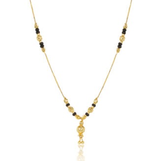 One Gram Gold Mangalsutra – 18 Inch Everyday Ethnic Wear
