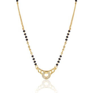 Daily Wear One Gram Gold Mangalsutra – 18 Inch Simple Design