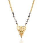 18 Inch one gram gold-plated Mangalsutra – Elegant Daily Wear