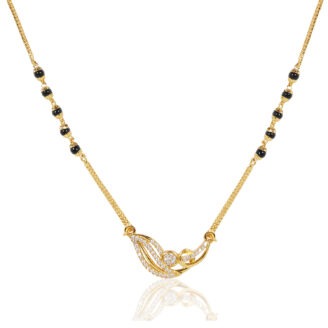 Daily Wear One Gram Gold Mangalsutra – 18 Inch Lightweight Design