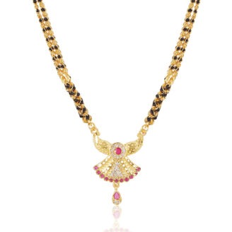 Sleek One Gram Gold Mangalsutra – 18 Inch for Daily Use