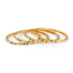 Royal Filigree Bangles – 24K One Gram Gold Plated Wedding Collection