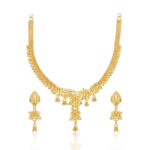 Heritage Charm Wedding Necklace Set – one gram gold-plated Micro Plated Jewellery