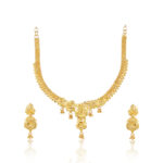 Antique Elegance Necklace Set – one gram gold-plated Wedding Collection