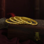 Bridal Gold Plated Bangles – Classic Wedding Elegance