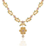Classic Shine Long Necklace Set – One Gram Gold Plated Wedding Wear