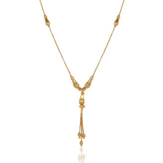 Graceful Gold Plated Ball Mala – One Gram Gold Daily Wear Jewellery