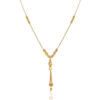 Everyday Essential Ball Mala – 24K One Gram Gold Plated Necklace