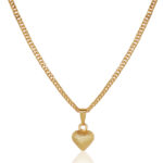 Classic Round Chain Pendant – 24K One Gram Gold Plated Daily Wear Jewellery