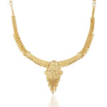 Golden Blossom Designer Necklace Set – one gram gold-plated Micro Plated