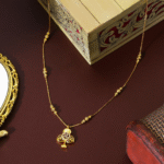 Trendy Minimal Chain Pendant – one gram gold-plated Daily Wear