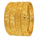 Pure Essence Bangles – Timeless Gold-Plated Design