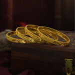 Bold Statement Gold-Plated Bangles – Party Glam