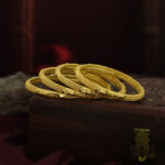 Radiant Heritage Gold-Plated Bangles – Festive Glamour