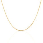 Polished Gold-plated Chain with Pendant – Timeless Essential