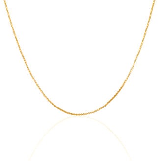 Polished Gold-plated Chain with Pendant – Timeless Essential