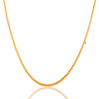 Chic Gold-plated Chain with Pendant – Sleek Silhouette