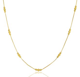 Lightweight Gold Plated Ball Chain – Simple Daily Necklace | Jecy Jewels