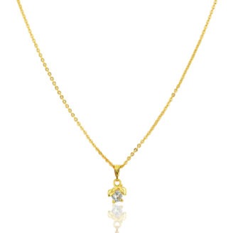 Minimal Gold Plated Chain Pendant – Everyday Necklace