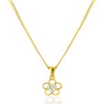 Simple Gold Plated Chain Pendant – Classic Daily Wear