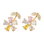 Delicate Everyday Rose gold-plated Studs – Office-to-Weekend