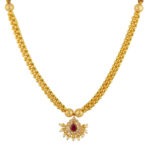 Modern Long Gold-plated Necklace – Everyday Elegance