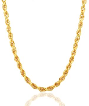 Long Gold Plated Chain – Bold Daily Wear Jewellery | Jecy Jewels
