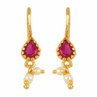 Stylish One Gram Gold Plated Earrings for Women