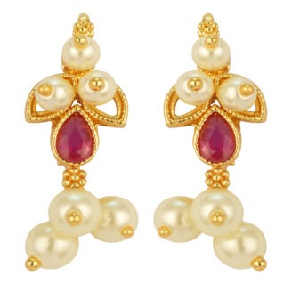 Minimalist One Gram Gold Plated Earrings