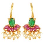 Elegant One Gram Gold Plated Party Earrings