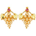 Radiant One Gram Gold Plated Earrings for Women
